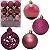 Kit Decoração Enfeite Bola de Natal 6cm 24 Unidade - Imagem 2