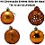 Kit Decoração Enfeite Bola de Natal 6cm 24 Unidade - Imagem 10