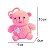 Urso Macio Com Luz De Apertar Anti Stress Com Alça - SORTIDO - Imagem 2