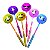 Varinha Emoji Com Luz LED Unitário Toy King TK-AB4971 - Imagem 2