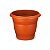 Vaso Plastico Redondo 25Lts Marron - Imagem 1
