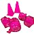 Kit Patins Infantil Menina Ajustavel + Kit De Protecao - Imagem 5
