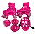 Kit Patins Infantil Menina Ajustavel + Kit De Protecao - Imagem 8