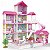 Brinquedo Casinha de Bonecas Princesas Para Montar 308 Peças - Imagem 1