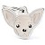 Chaveiro de Identificação para Cão Chihuahua CremeEditora MyFamily Friends - Imagem 1