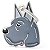 Identificador para Cão Dogue Alemão - Azul Personalizado - Imagem 1