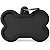 Identificador de Animal de Estimação Osso XL - Modelo Hta01XLBL Preto - Imagem 1