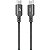 Cabo USB-C para USB-C 60W 2M - Adam Elements CASA S200 - Cinza - Imagem 1