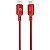Cabo USB-C para USB-C 60W 200cm - Adam Elements CASA - Vermelho - Imagem 1