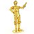 Metal Earth Star Wars - C-3PO em Ouro - Brinquedo Modelo Montável - Imagem 1