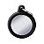 Identificador de Animais Myfamily Hushtag Htb04 Preto Cromado - Imagem 1