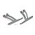 Trem de Pouso com Hardware para Drone Blade 350QX 7815W - Imagem 1