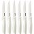 Jogo De Facas Serra Cuisinart C55 6Pcsw Ceramic Branco 6 Peças - Imagem 1