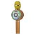 Microfone Sem Fio Xtrad WS-699 com Alto-falante Bluetooth 5W - Dourado - Imagem 1