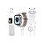 Smartwatch X8 Plus - Bluetooth com Fone de Ouvido e Carregador Magnético - Prata - Imagem 1