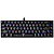 Teclado Gamer Satellite King Fight GK-55 2 em 1 Branco (Inglês Com Fio) Switch Azul - Imagem 1