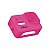 Capa Protetora De Silicone Com Cordão Ajustável Para Gopro Hero8 - Rosa Elétrico - Imagem 1