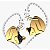 Fone de Ouvido In-Ear KZ ZSN Pro X com Microfone Dourado - Alta Qualidade de Som - Imagem 1
