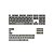 Conjunto de Teclas Akko Keycap V2 - Preto Transparente com 155 Peças - Imagem 1