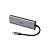 Concentrador Usb Tipo C Cinza Hyehu53 - 5 Portas - Imagem 1