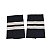 Epauletes de Uniforme de Piloto 2 Barras Prata Metálico Marinho WAPX705-2S - Imagem 1