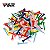 Kit de 50 Tees para Golfe PGM QT003 - Diversas Cores - Imagem 1
