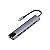 Hub USB Tipo-C 3.1 Satellite A-HUBC54 8 Portas / HDMI / 2 USB 3.0 / RJ45 / SD / TF / 2 Tipo-C Fêmea - Preto - Imagem 1