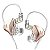 Fone de Ouvido In-Ear KZ Zex com Microfone - Rosa Dourado - Imagem 1