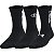 Meias Mid Crew Under Armour Masculino Preto - Pacote com 3 Pares - 1382942-001 - Imagem 1