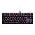 Teclado Gamer T-Dagger Bora TGK-313-RD com Retroiluminação RGB e Teclas Vermelhas - Preto - Imagem 1