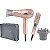 Conjunto de Viagem Rose Gold Britânia: Secador e Prancha Bivolt Completo - Imagem 1
