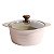 Cacerola Cerâmica Ecoramic com Tampa Marfim 24CM para Cozinha Modernas - Imagem 1