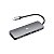 Hub Usb Tipo-C 3.0 Mtek Ds-91Tc 9 Portas - Prata - Imagem 1