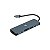 Hub USB Mtek DS-91TC Tipo-C 9 em 1 com HDMI, RJ45 e 3 portas USB - Imagem 1
