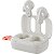 Fone Sem Fio Skullcandy Dime 3 - Cor Bone com Alta Qualidade de Som - Imagem 1