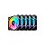 Ventoinha Cooler Aigo Darkflash AM12 Pro RGB 5 em 1 - Design Preto - Imagem 1