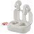Fone de Ouvido Sem Fio Skullcandy Dime 3 S2DCW-R951 - Cor Bone - Imagem 1