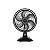 Ventilador de Mesa Britania BVT400 - 3 Velocidades, 6 Pás, 220V, Preto - Imagem 1