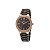 Relógio Analógico Feminino Daniel Klein DK.1.12407-3 em Ouro Rosa e Preto - Imagem 1