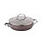 Panela Korkmaz Cookware com Tampa Marrom - Baixa 24cm x 6cm - Imagem 1