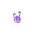 Fone De Ouvido Acefast T9 Wireless Bt Com Led Cristal Roxo - Imagem 1