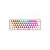 Teclado Mecânico Gamer Redragon Fizz K617-RGB-PW 60% Switch Azul Rosa e Branco - Imagem 1