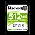 Cartão de Memória SD Kingston Canvas Select Plus 512GB 100MB/s - SDS2/512GB - Imagem 1
