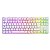 Teclado Gamer T-Dagger Bora RGB Branco TGK-315W-RD - Iluminação Personalizável - Imagem 1