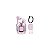 Fone de Ouvido Bluetooth Acefast T6 Rosa LED - Autonomia 6.5H - Imagem 1