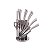 Conjunto de Facas de Cozinha em Aço Inox com Suporte Rotativo - 7 Peças - Imagem 1