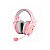 Headset Gamer Redragon Zeus X H510P-RGB USB - Rosa (Com Embalagem Danificada) - Imagem 1