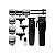 Kit Cortador de Cabelo Recarregável Prosper P-1901 com Aparador de Pelos Inclusos - Imagem 1