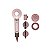 Secador de Cabelo ABC A3005 5 em 1 220V Rosa - Secagem e Estilo Profissional - Imagem 1