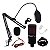 Microfone Unidirecional Sate A-MK06 para Podcast e Streaming - Cor Preta - Imagem 1